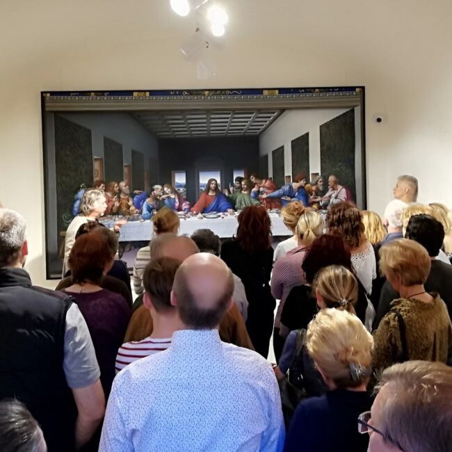 Komentovaná prehliadka výstavy Stana Lajdu v roku 2019