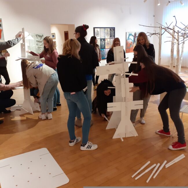 Workshop v stálych expozíciách v rámci projektu 9xEXP, 2019