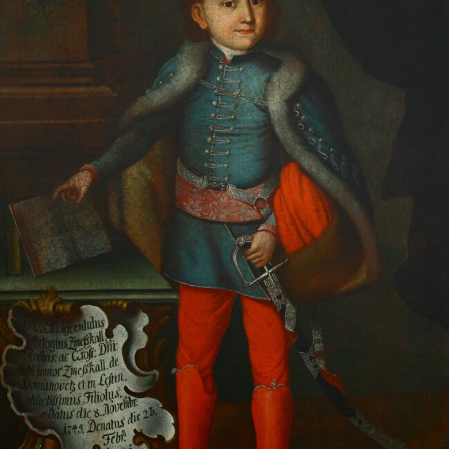 Johann Gottlieb Kramer, Portrét Antona Zmeškala, cca 1751