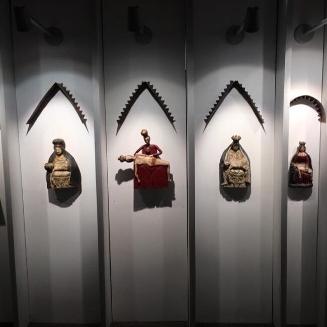 Expozícia v kostole na Slanickom ostrove